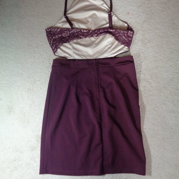 3/$45 Speechless dress w lace & cut outs party night out dress size 11 - Picture 7 of 16